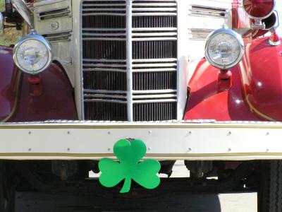 Front grill of Clinton's '48 Mack